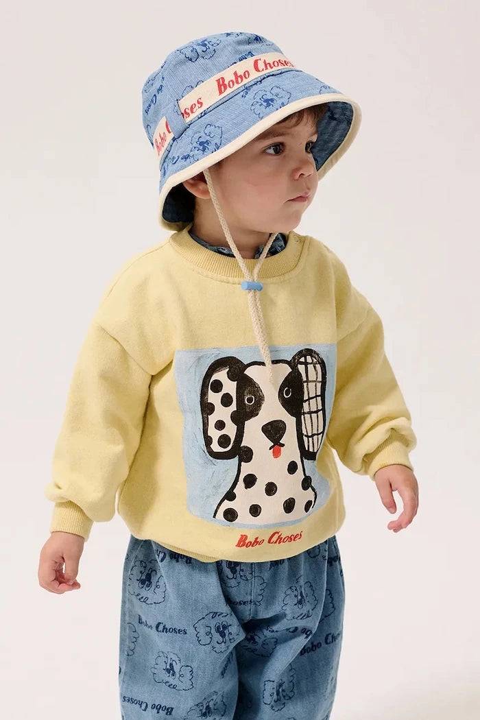 Бебешки памучен суичър Bobo Choses Van Dog