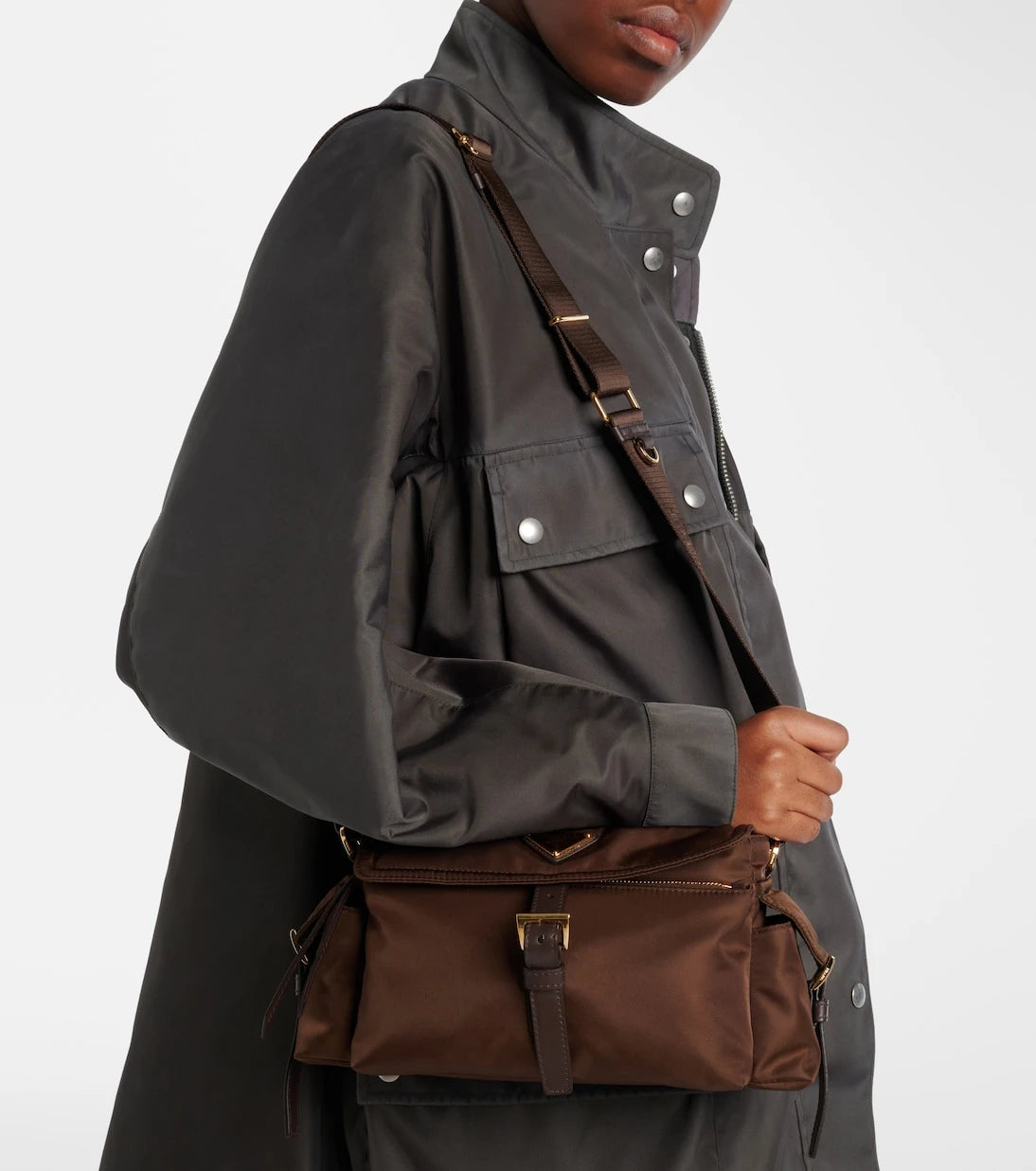Prada - Prada Explore Medium Re-Nylon shoulder bag