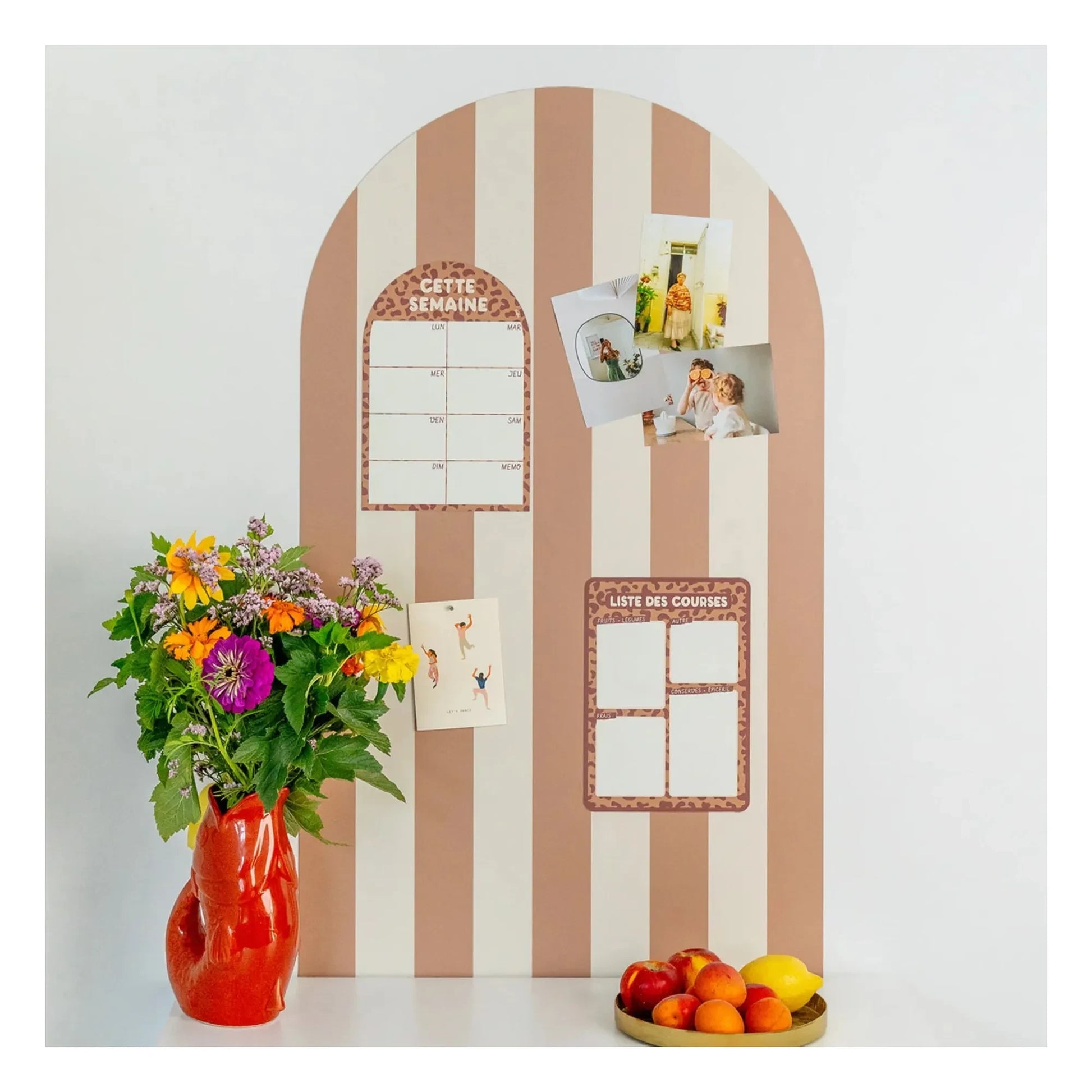 Ferflex - Arche magnetic board with striped coating | Camel
