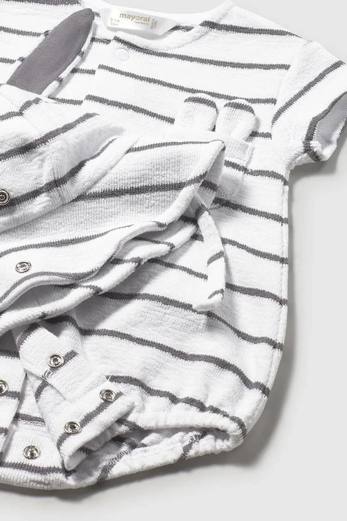 Mayoral Newborn Bebek Kısa Tulum ve Şapka