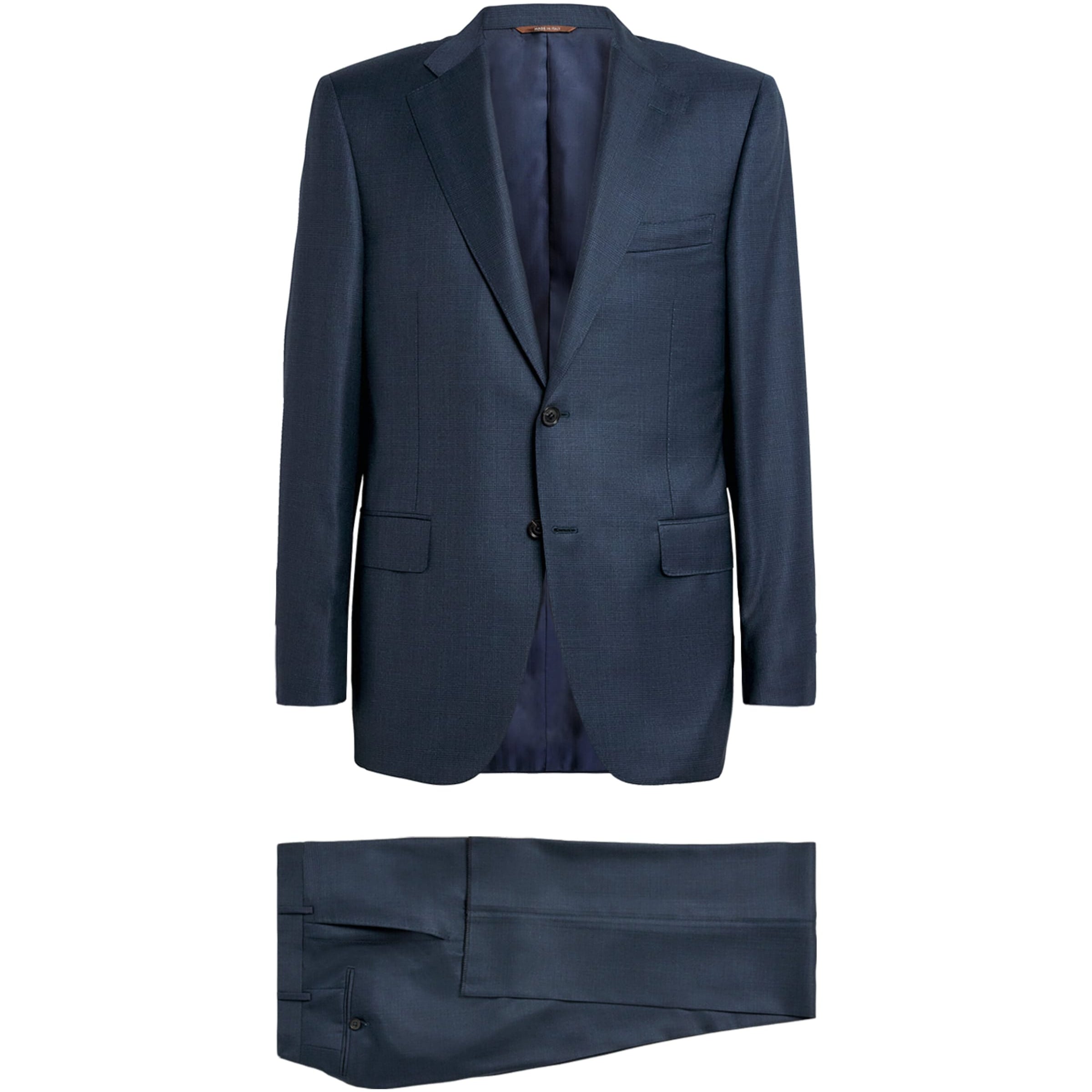 Canali Wool Check 2-Piece Suit
