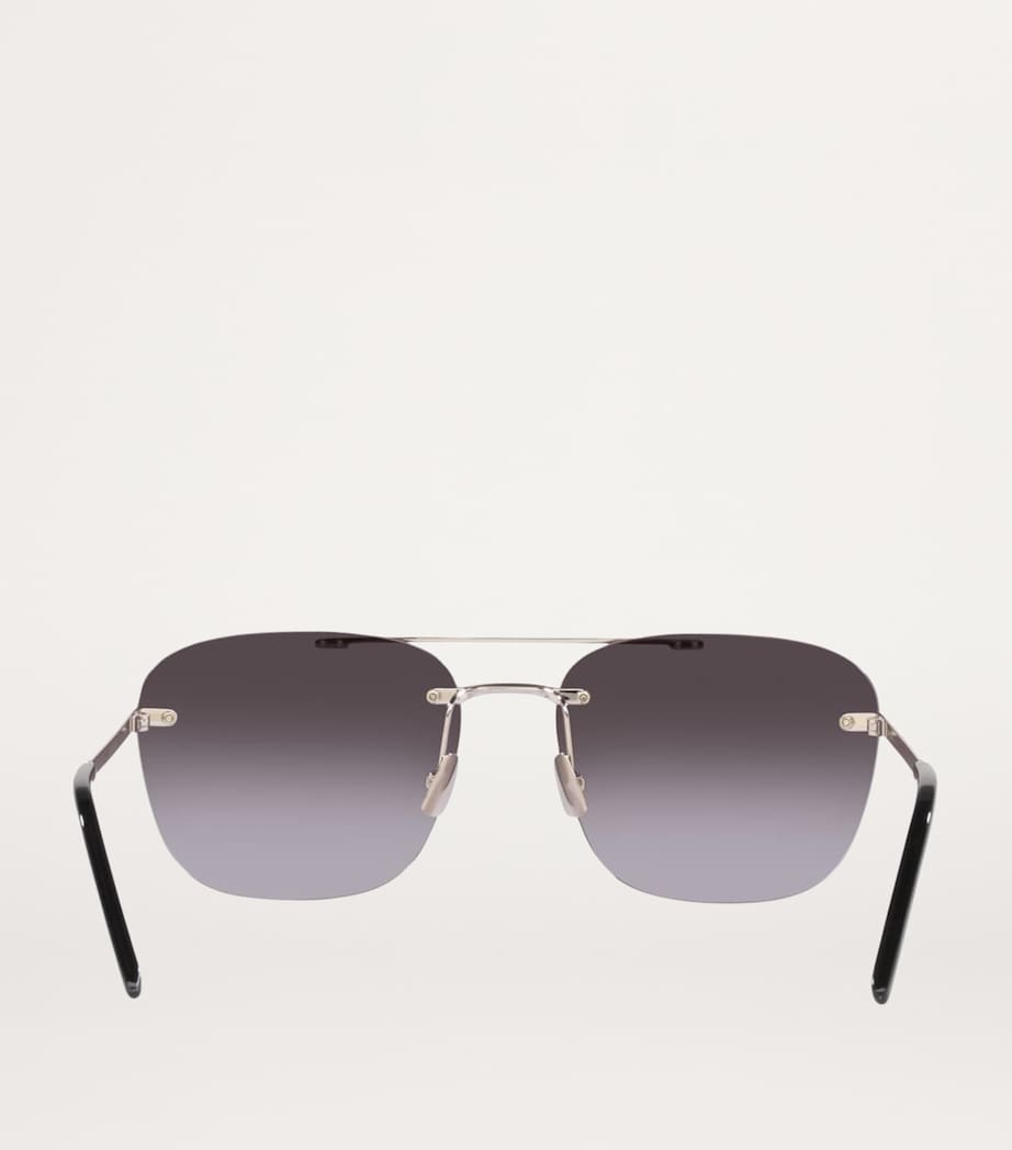 Saint Laurent Brown Metal 0YS000324 Sunglasses