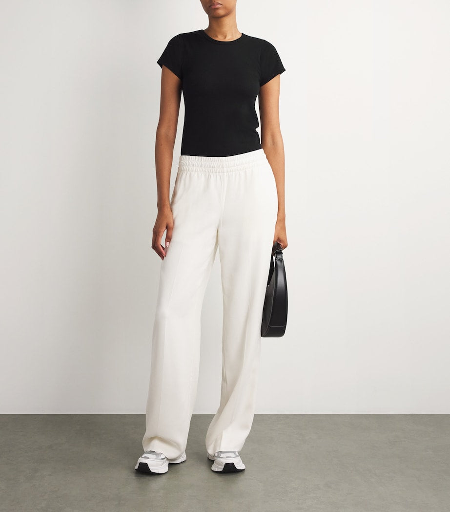 ÉTERNE Black Cotton-Modal Baby T-Shirt