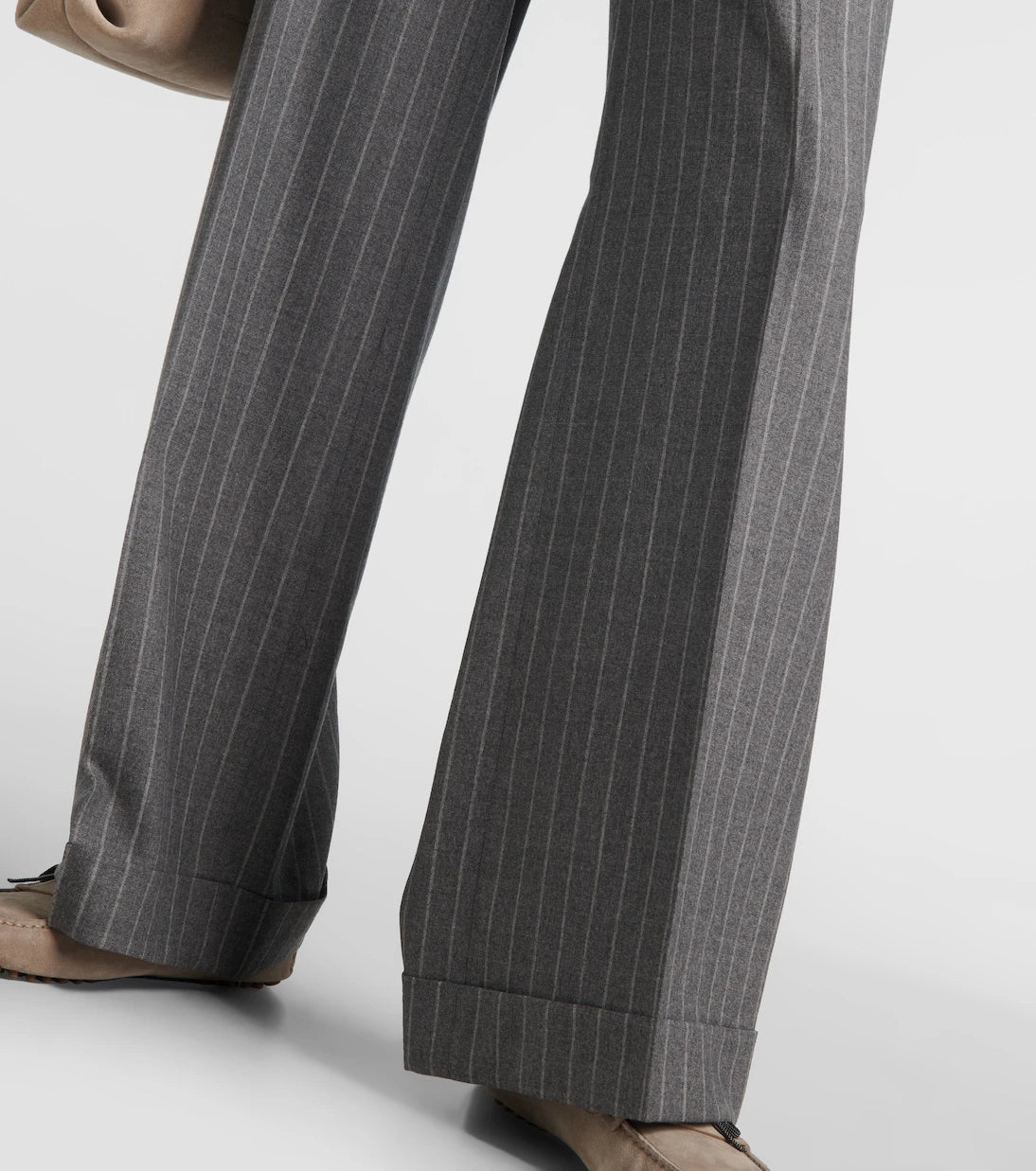 Brunello Cucinelli - Wide-leg virgin wool pants