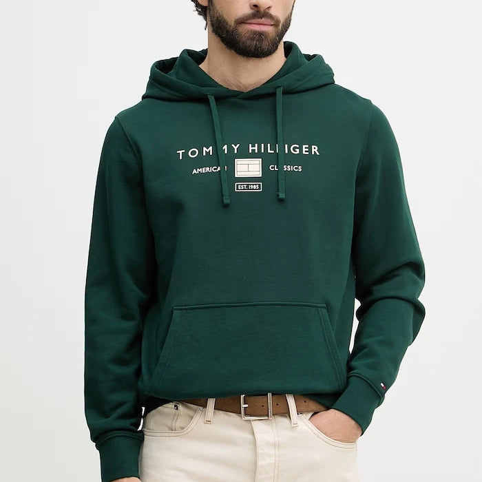 Tommy Hilfiger суичър с качулка мъжки от памук