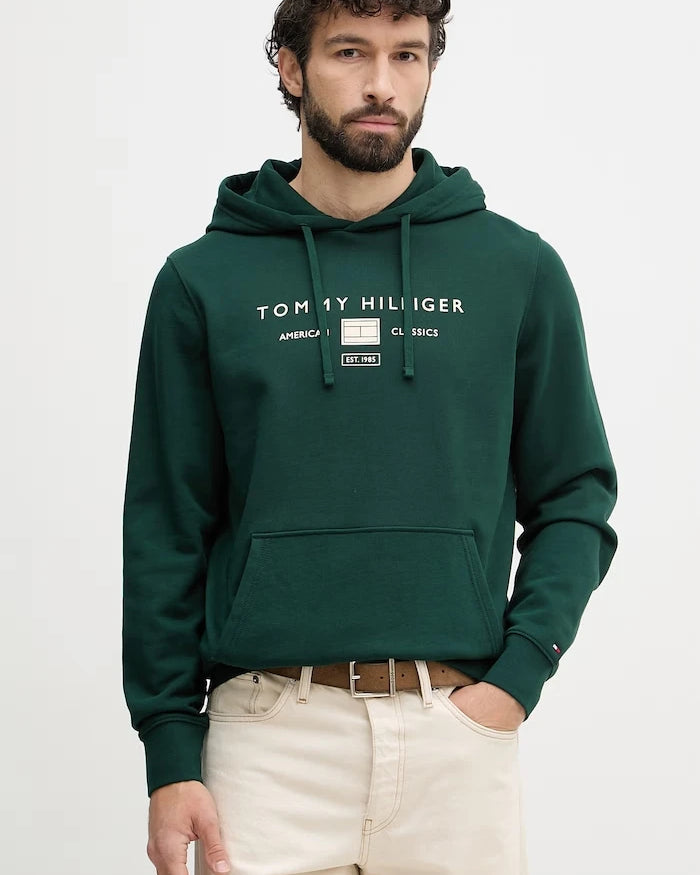 Tommy Hilfiger суичър с качулка мъжки от памук