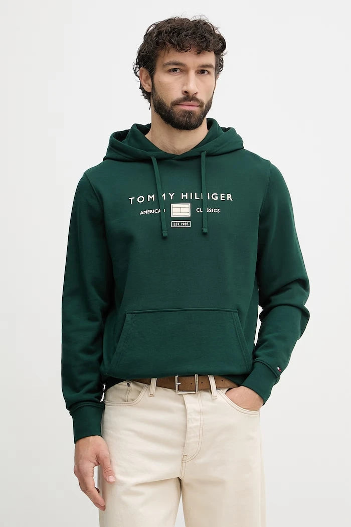 Tommy Hilfiger суичър с качулка мъжки от памук