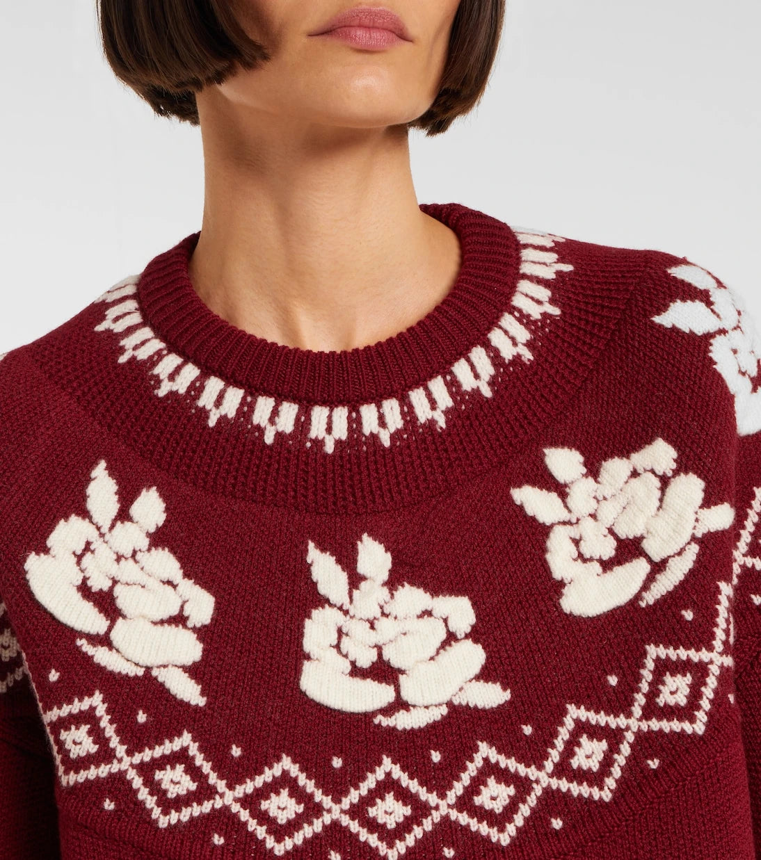 Magda Butrym - سترة Fair Isle صوفية