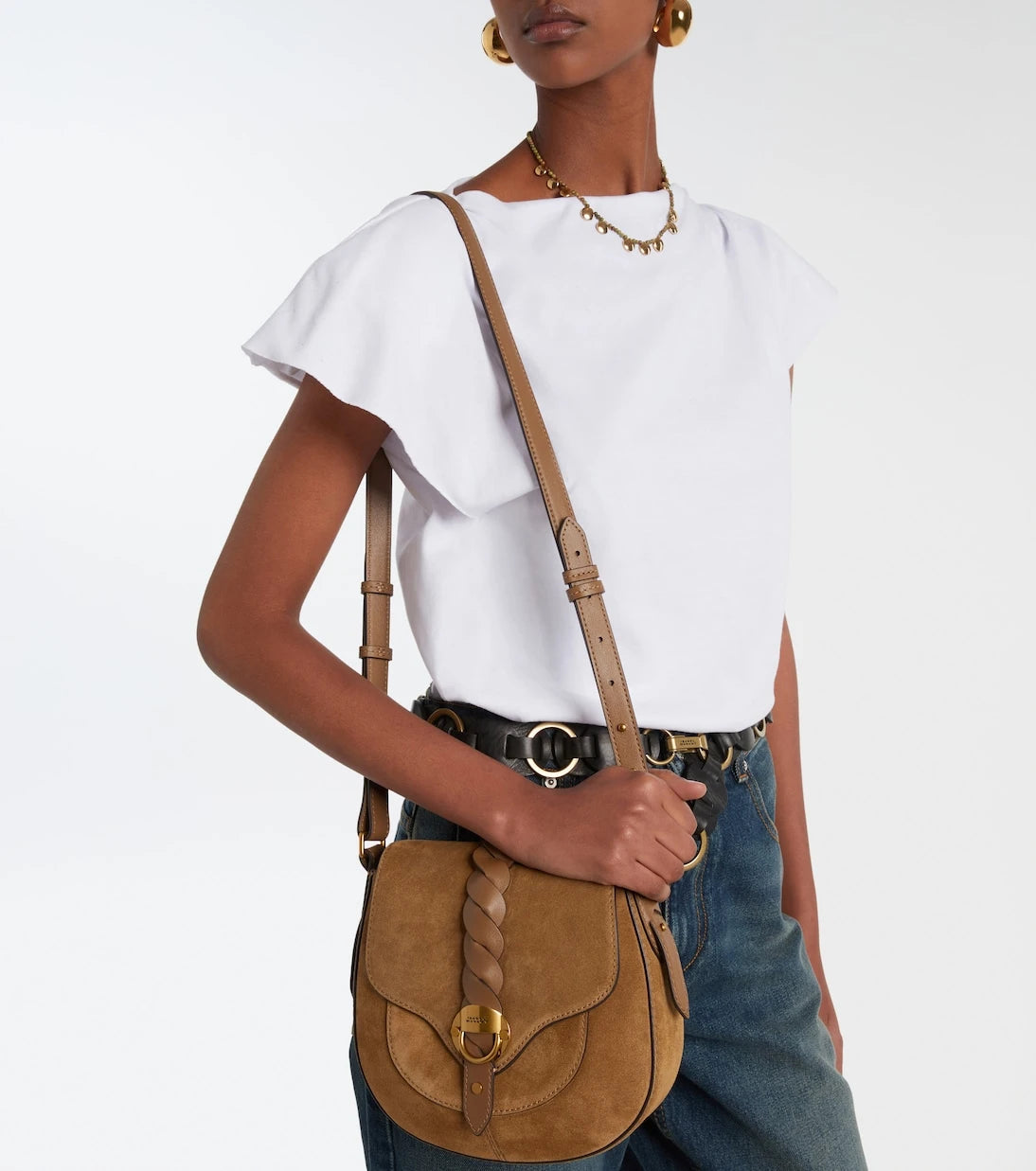 Isabel Marant - Altay Small suede shoulder bag