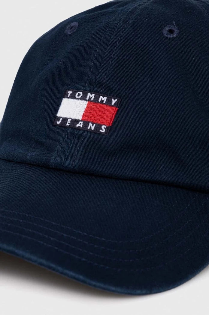 Памучна шапка с козирка Tommy Jeans