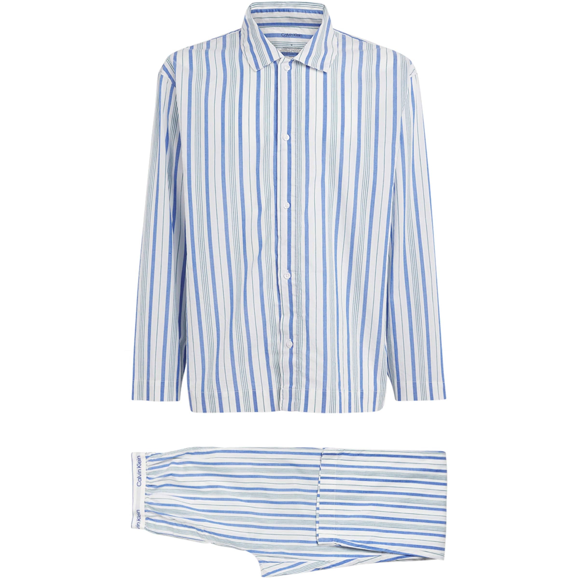 Cotton Poplin Stripe Pyjamas