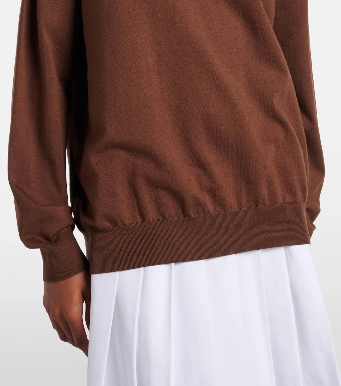 Prada - Silk-blend polo sweater