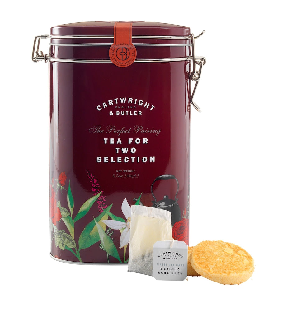 Cartwright & Butler Tea for Two Tea and Biscuits Gift Set (240g)