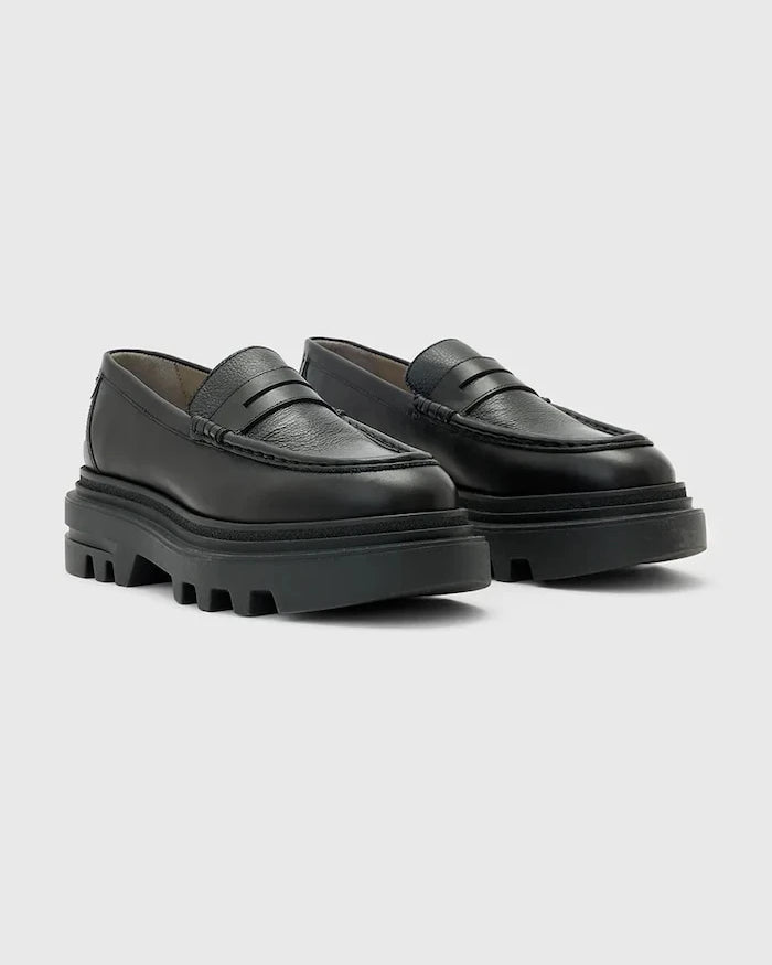 Кожени мокасини AllSaints Beth Lthr Loafer