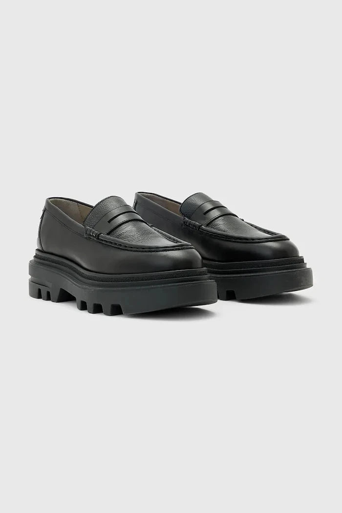 Кожени мокасини AllSaints Beth Lthr Loafer