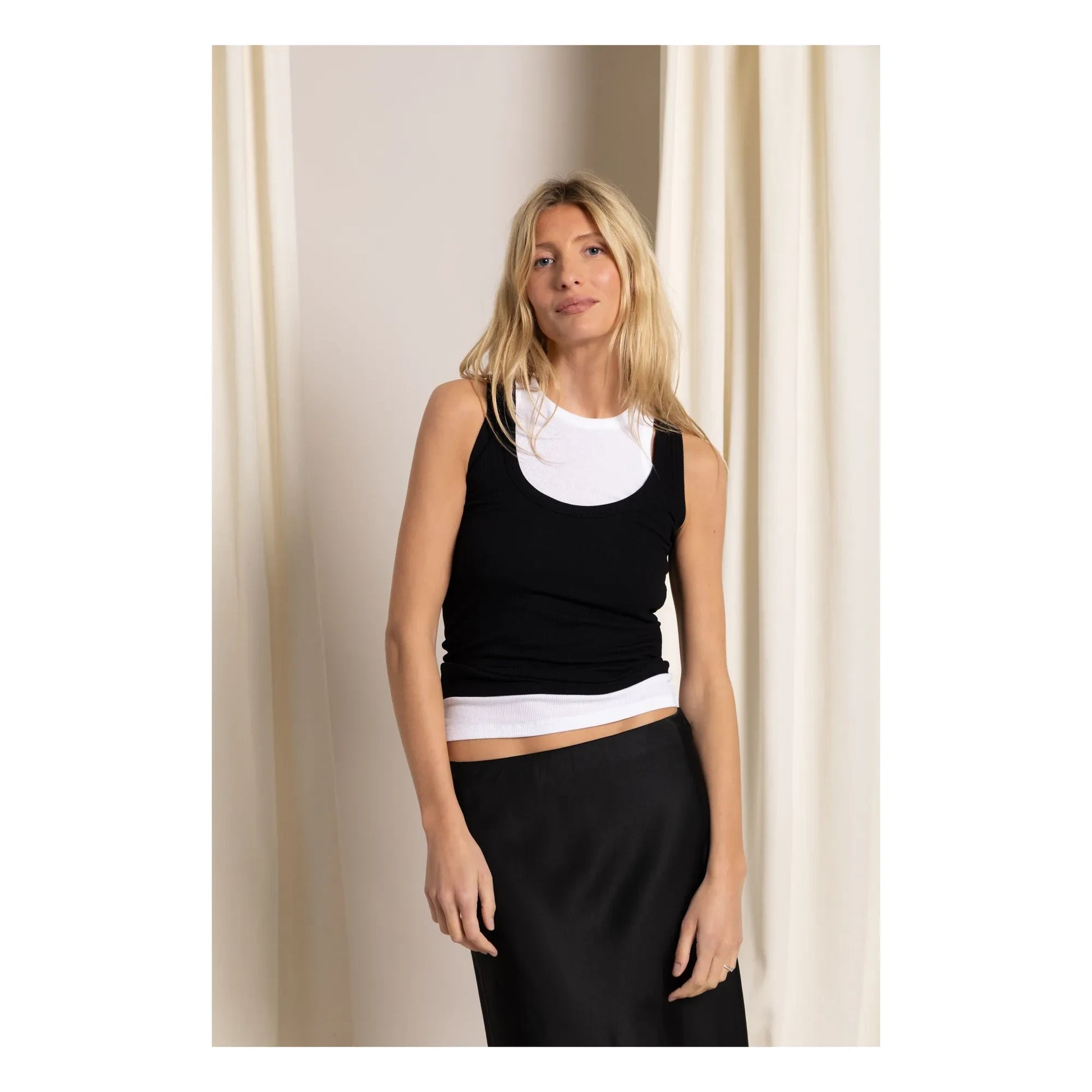 Smallable Woman - Satin Anta skirt | Black