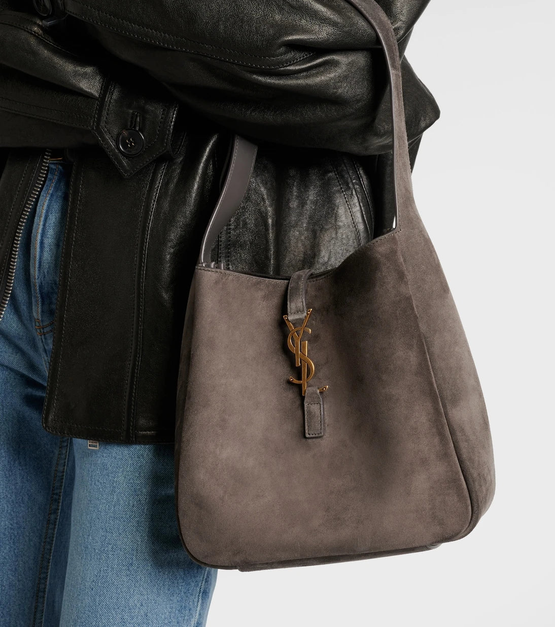 Saint Laurent - Le 5 à 7 Supple Small suede shoulder bag