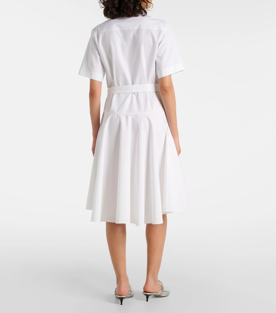 McQueen - Cotton poplin shirt dress