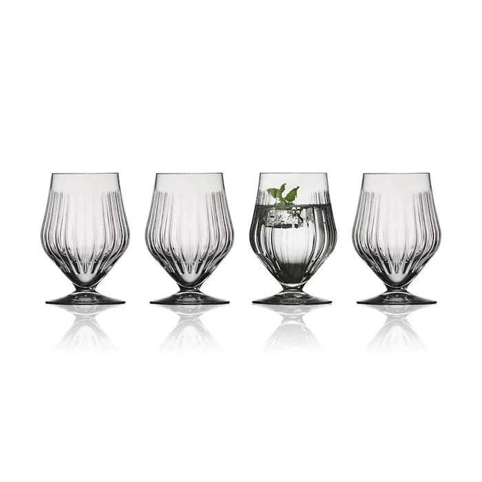 Lyngby Glas renkli camdan su bardağı seti 400 ml
