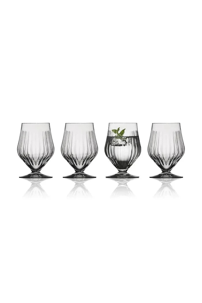 Lyngby Glas renkli camdan su bardağı seti 400 ml