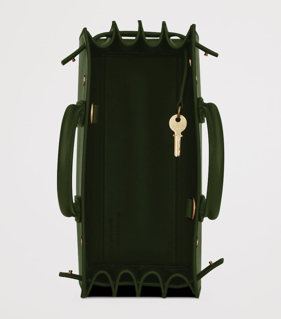 Saint Laurent Green Nano Sac de Jour Tote Bag