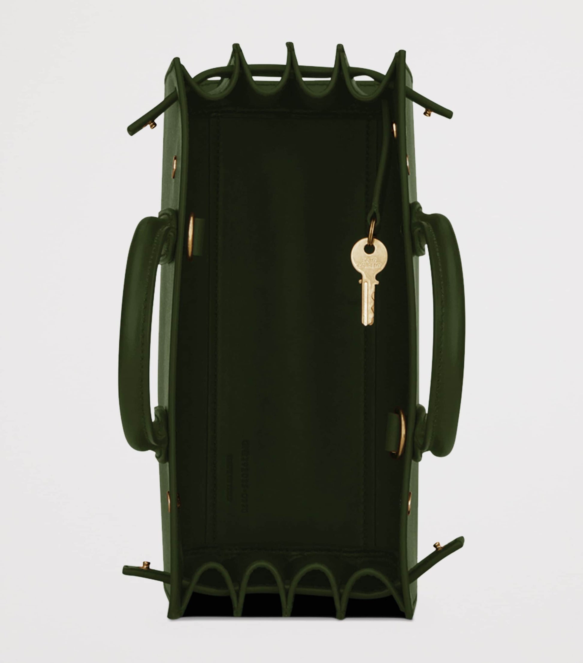 Saint Laurent Green Nano Sac de Jour Tote Bag