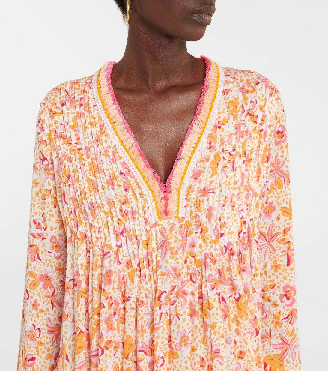 Poupette St Barth - Ola floral rayon georgette minidress