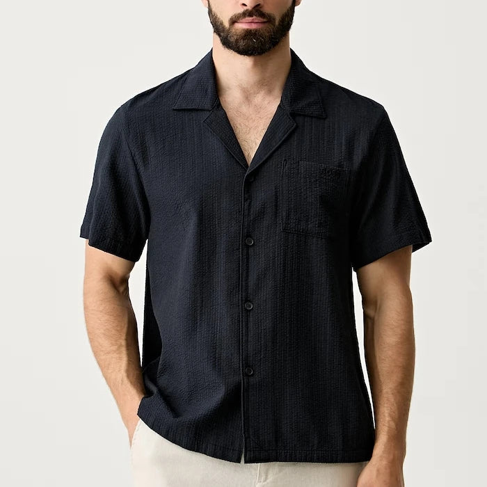 BOSS риза мъжка с памук Relax_Shirt