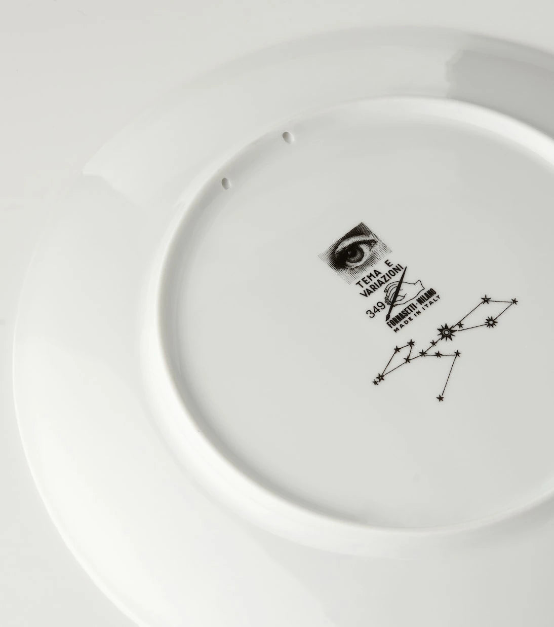 Fornasetti - صحن حائط بتصميم برج الثور رقم 349 من مجموعة Tema e Variazioni