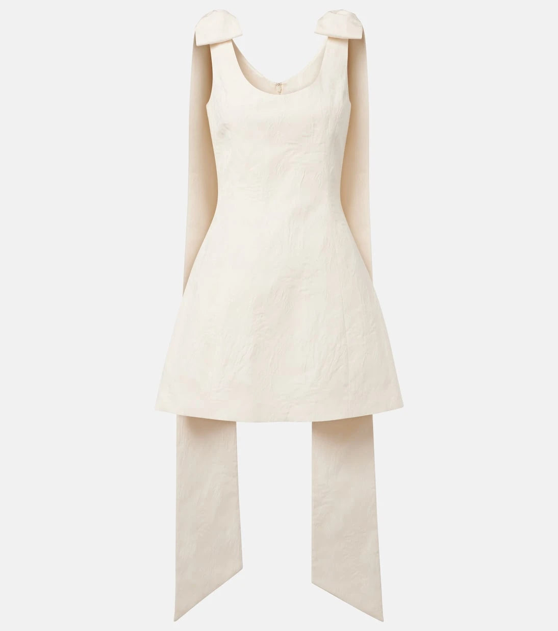 Markarian - Gita bow-detail brocade minidress