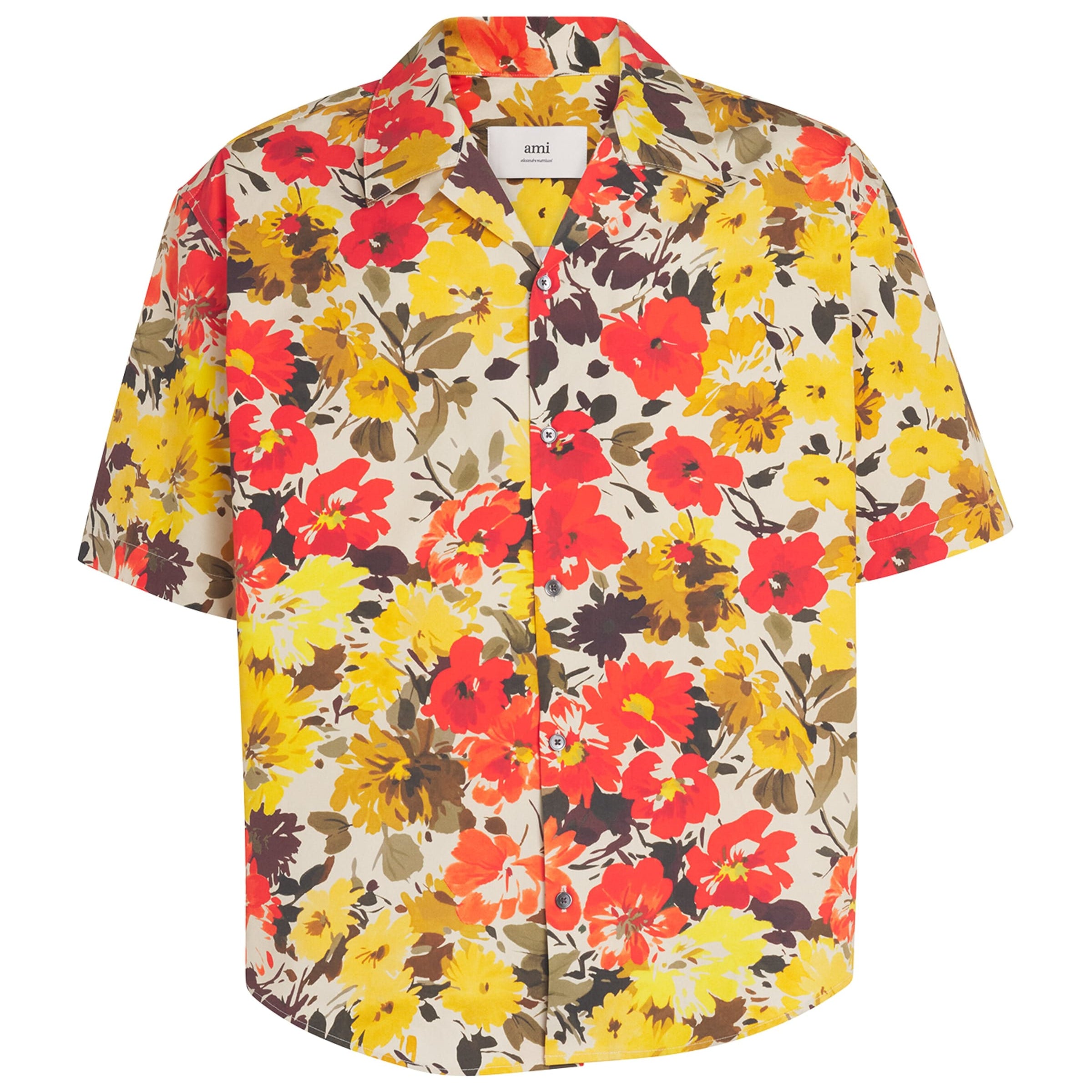 Cotton Floral Print Shirt