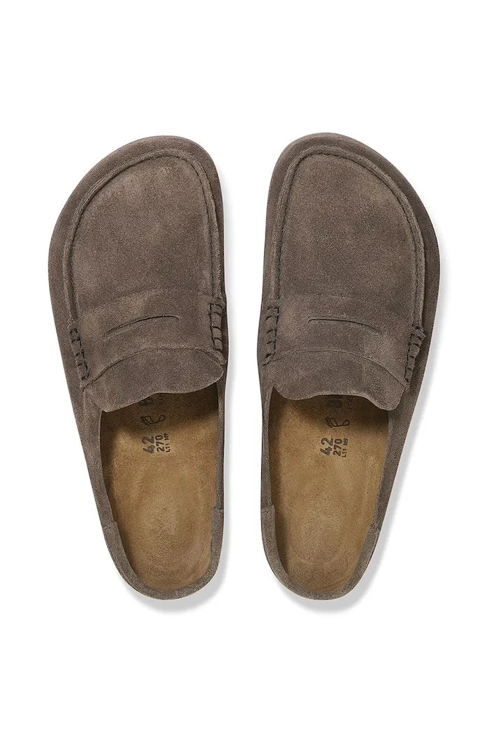 Велурени чехли Birkenstock Naples Wrapped LEVE