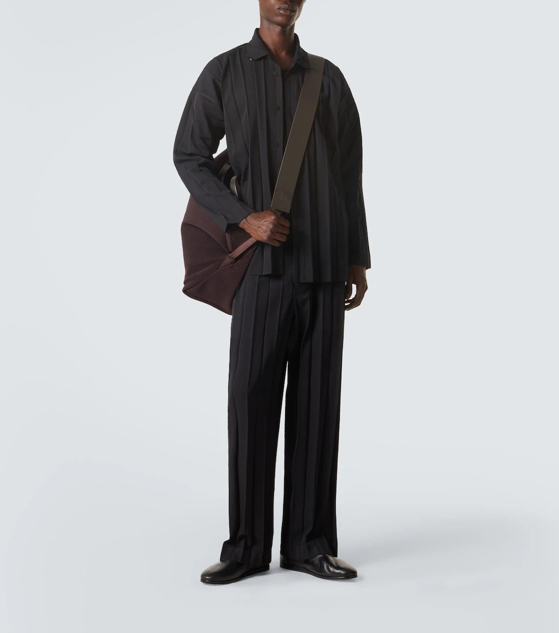 Homme Plissé Issey Miyake - Edge Ensemble pleated shirt
