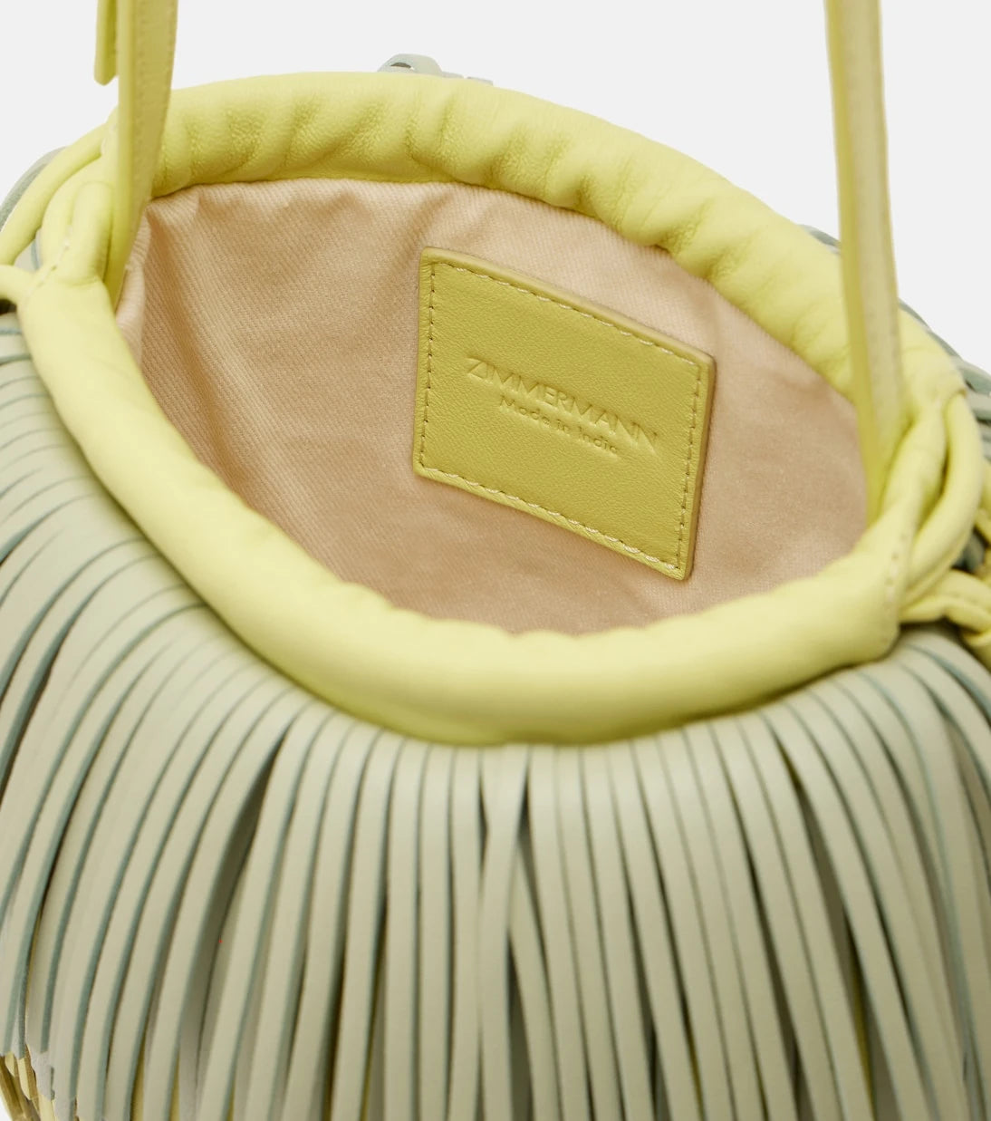 Zimmermann - Fringe ombré leather crossbody bag