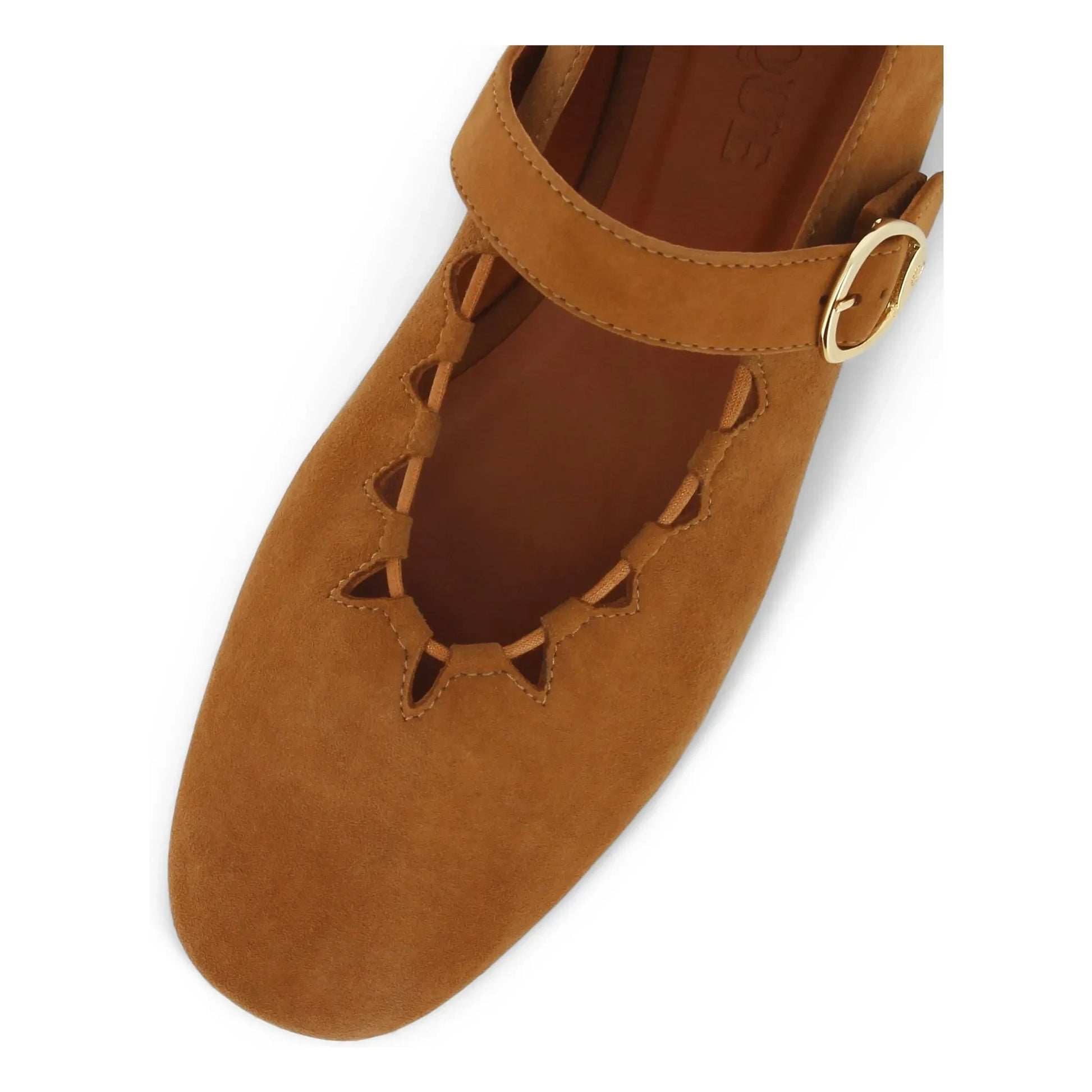 Socque Paris - Ballerinas Ginger Daim | Camel