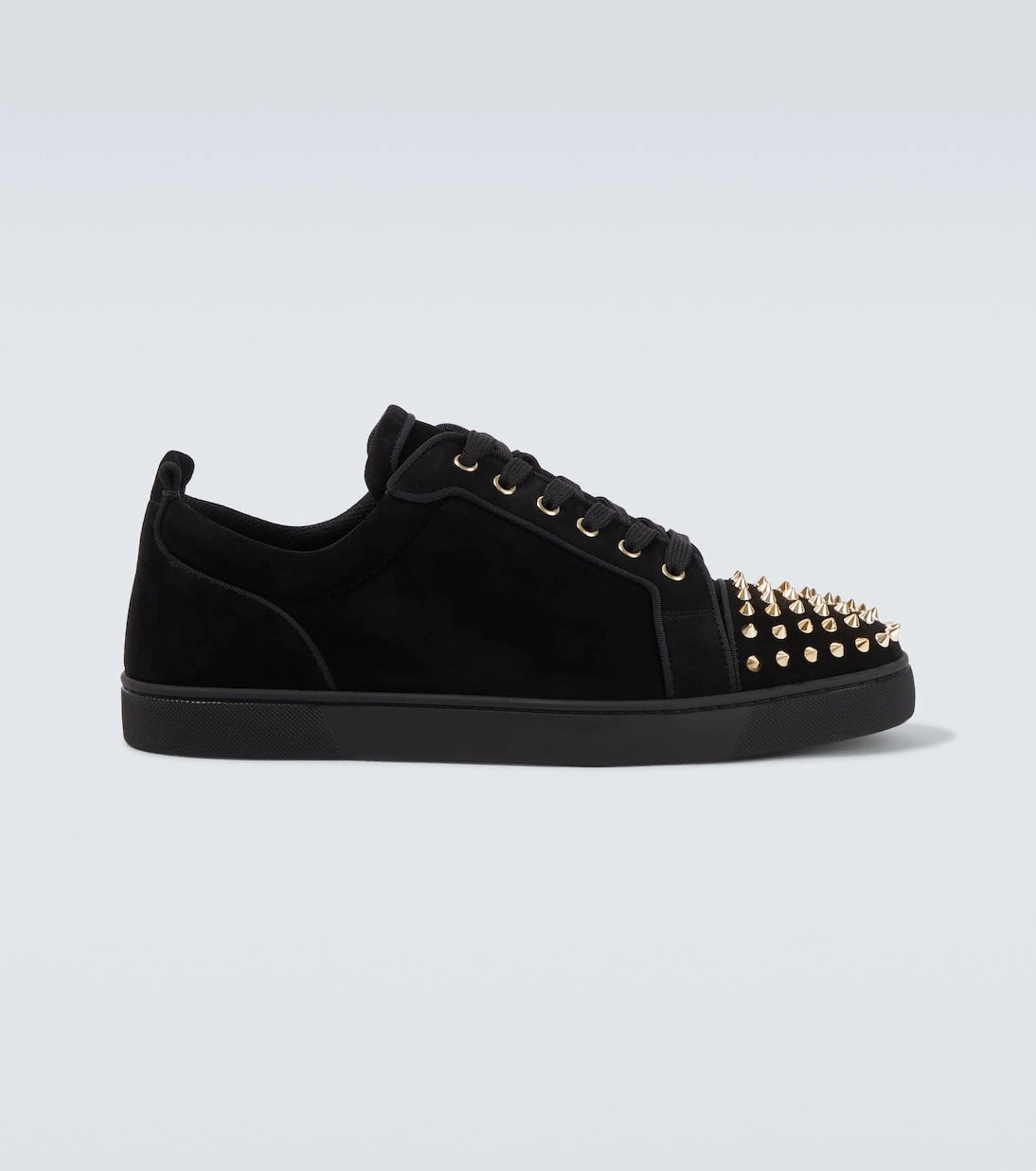 Christian Louboutin - Louis Junior Spikes suede sneakers