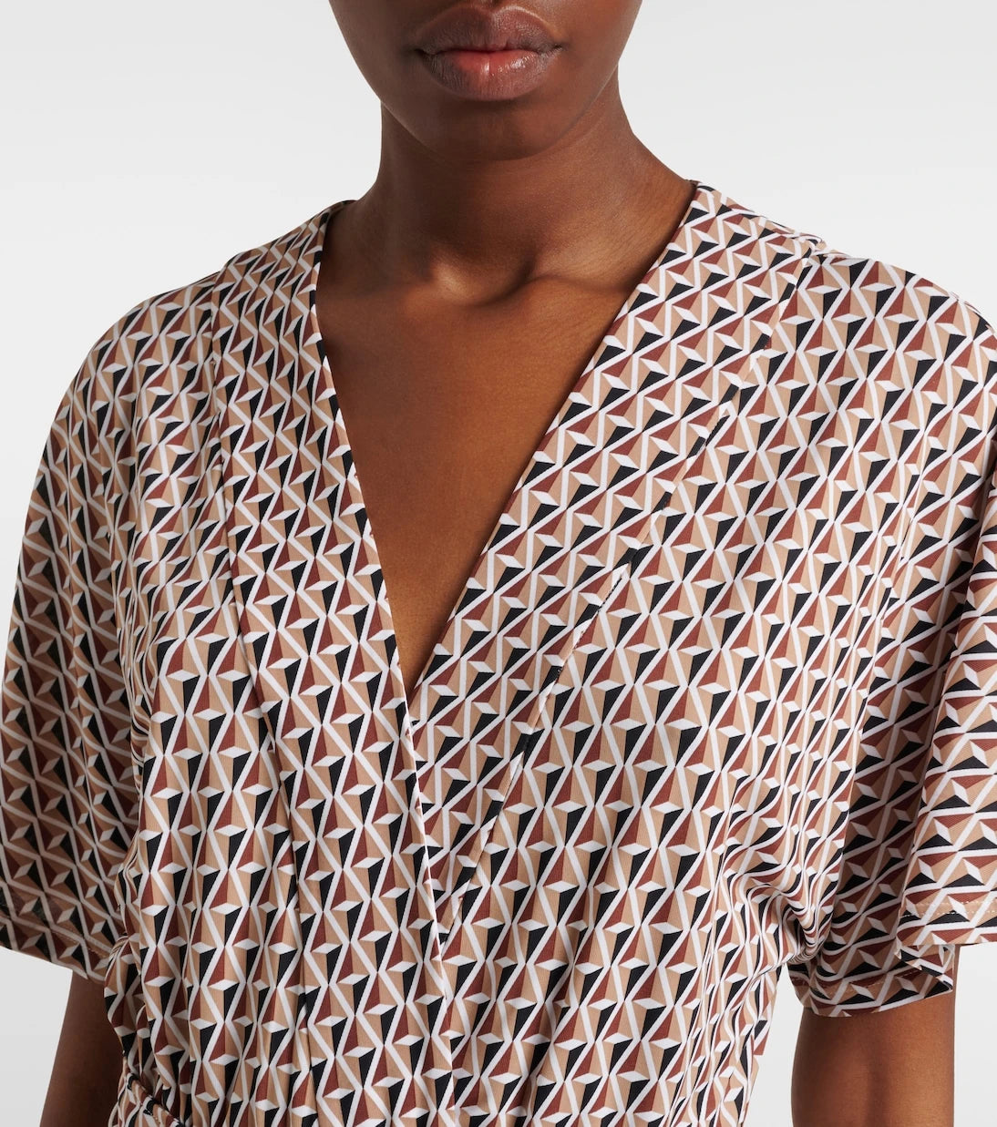 Max Mara - Belted printed jumpsuit