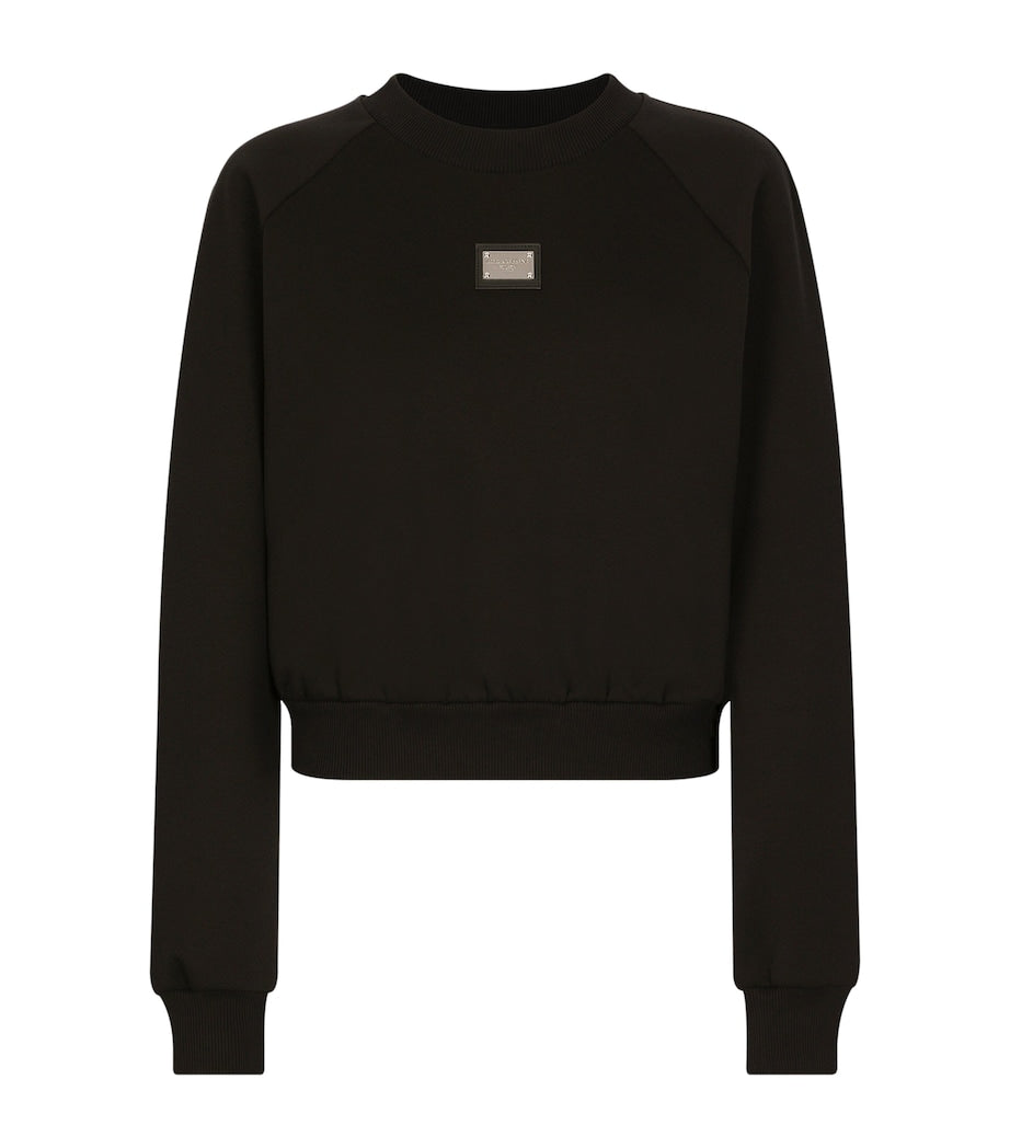 Dolce & Gabbana Multi Logo Plaque Sweatshirt