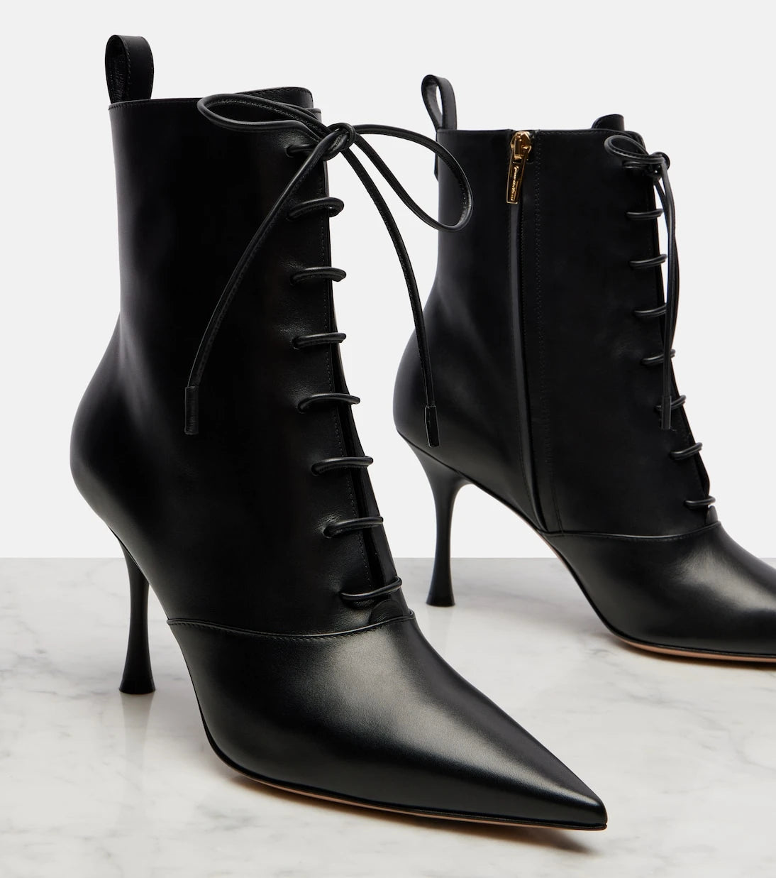 Gianvito Rossi - Leather lace-up boots