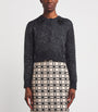 Erdem Black Wool-Blend Sequin Cardigan