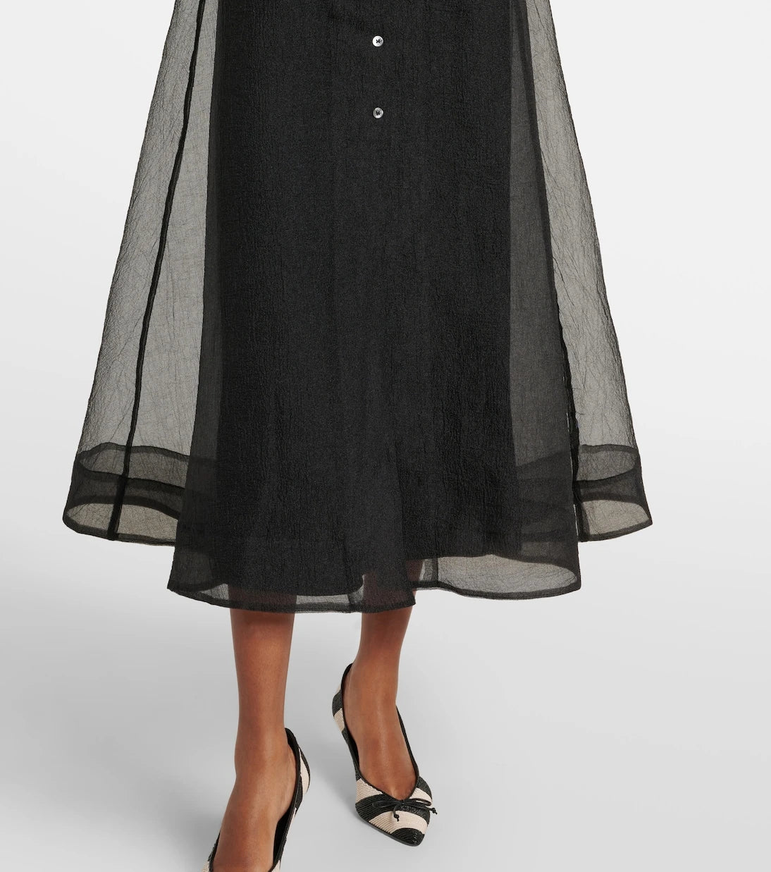 Staud - Elle organza midi dress