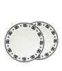 Set of 2 DG Logo Bread Plates (17cm)