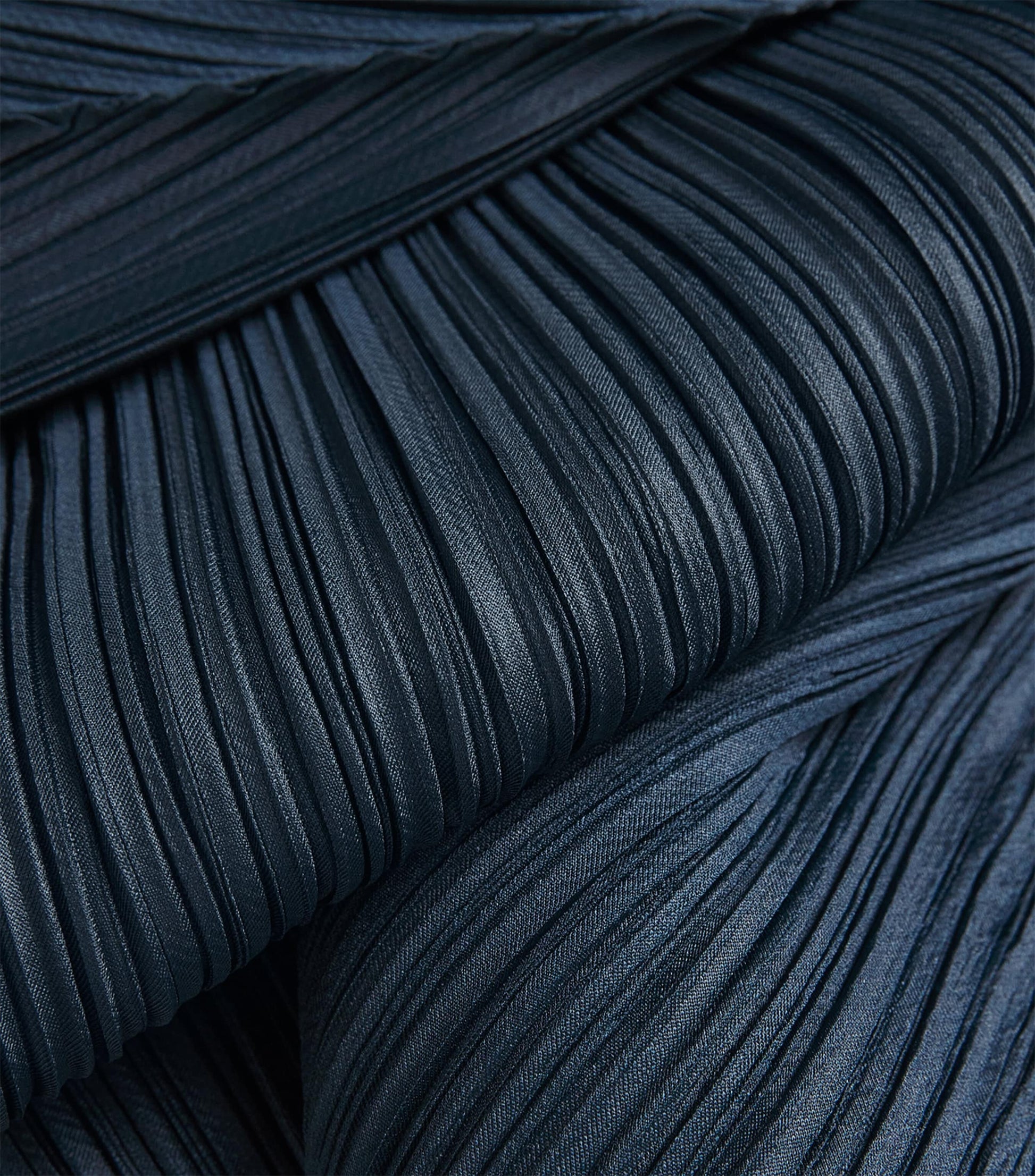 Pleats Please Issey Miyake Blue Flare Midi Dress