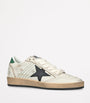 Golden Goose White Leather Ballstar Sneakers
