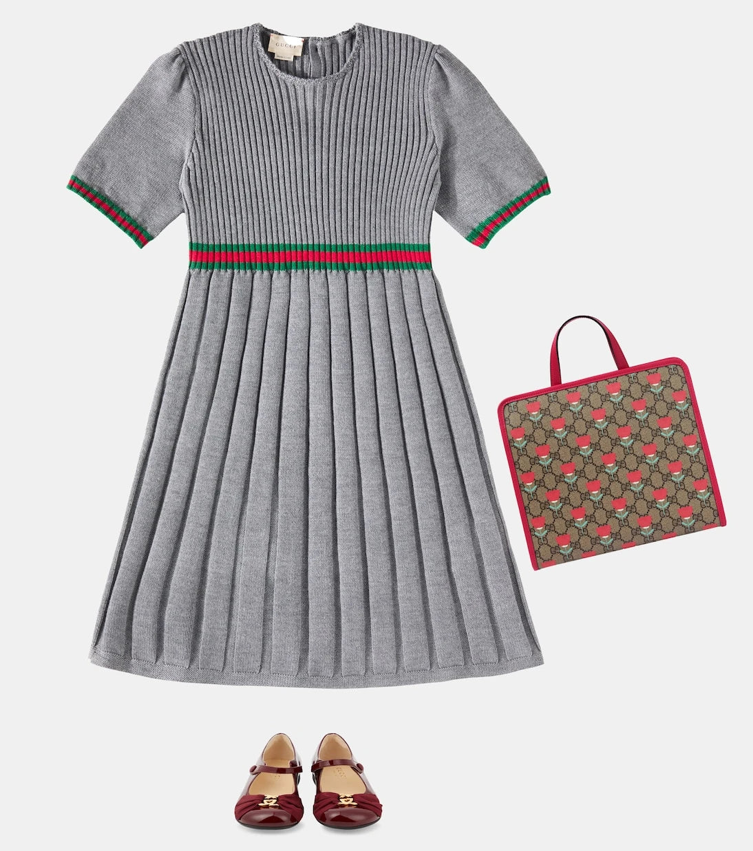Gucci Kids - GG canvas floral tote bag