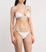Heidi Klein White Core Rope Triangle Bikini Top