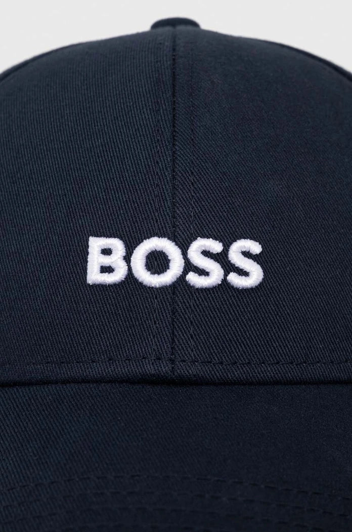 Памучна шапка с козирка BOSS Zed