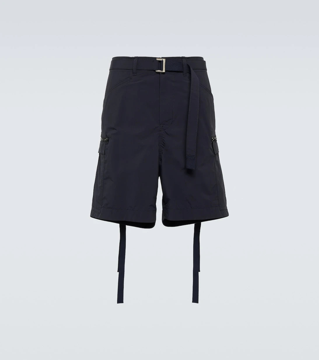 Sacai - شورت برمودا من التافتا