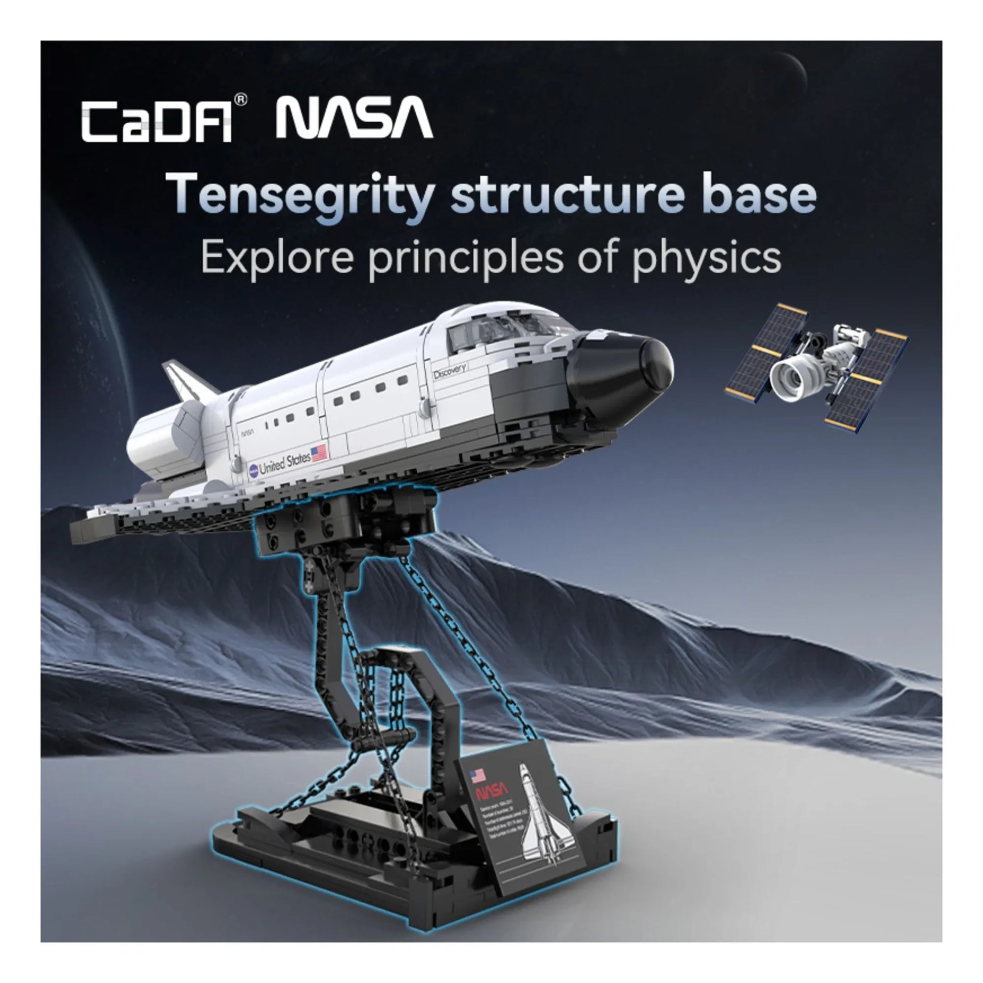 Cada - Construction kit - NASA Space Shuttle Discovery - 475 pieces