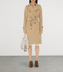 Gabardine Long Kensington Heritage Trench Coat HONEY